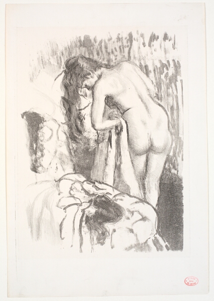 Edgar Degas, Femme nue debout à sa toilette