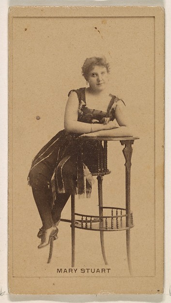 Kinney Brothers Tobacco Company, Mary Stuart, from the Actresses series (N245) issued by Kinney Brothers to promote Sweet Caporal Cigarettes