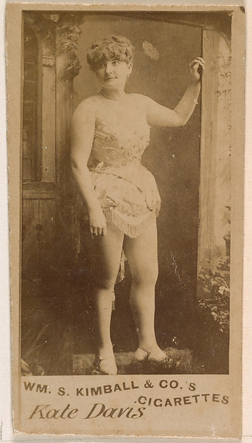 William S. Kimball & Company, Kate Davis, from the Actresses series (N203) issued by Wm. S. Kimball & Co.