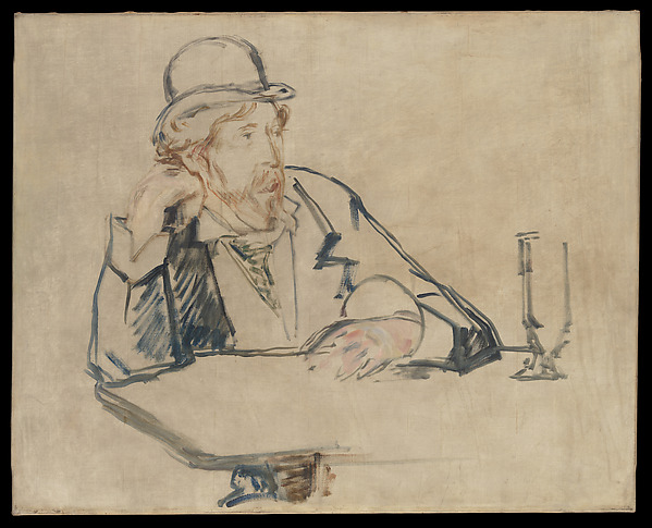 Edouard Manet, George Moore (1852–1933) at the Café