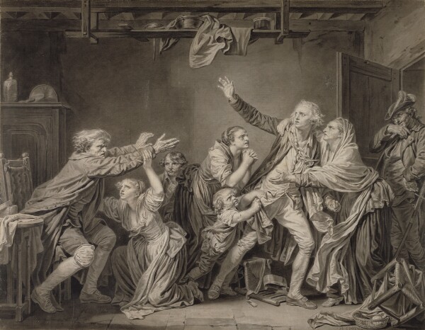 Jean-Baptiste Greuze, The Father's Curse: The Ungrateful Son