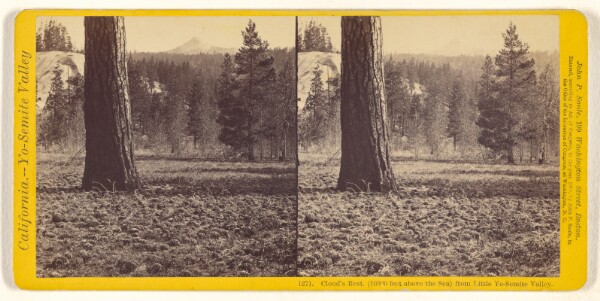 John P. Soule, Cloud's Rest, (10500 feet above the Sea) from Little Yo-Semite Valley.
