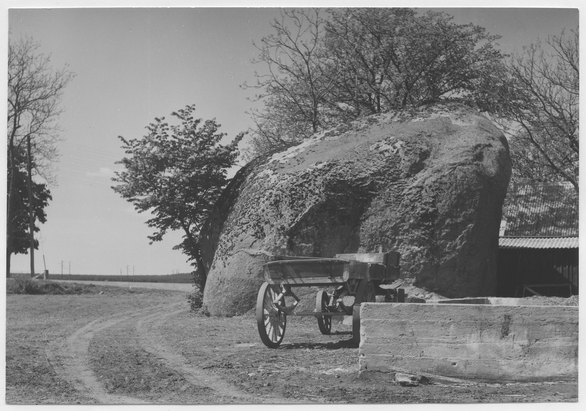 Mårten Sjöbeck, Magletorp, flyttblocket Maglestenen