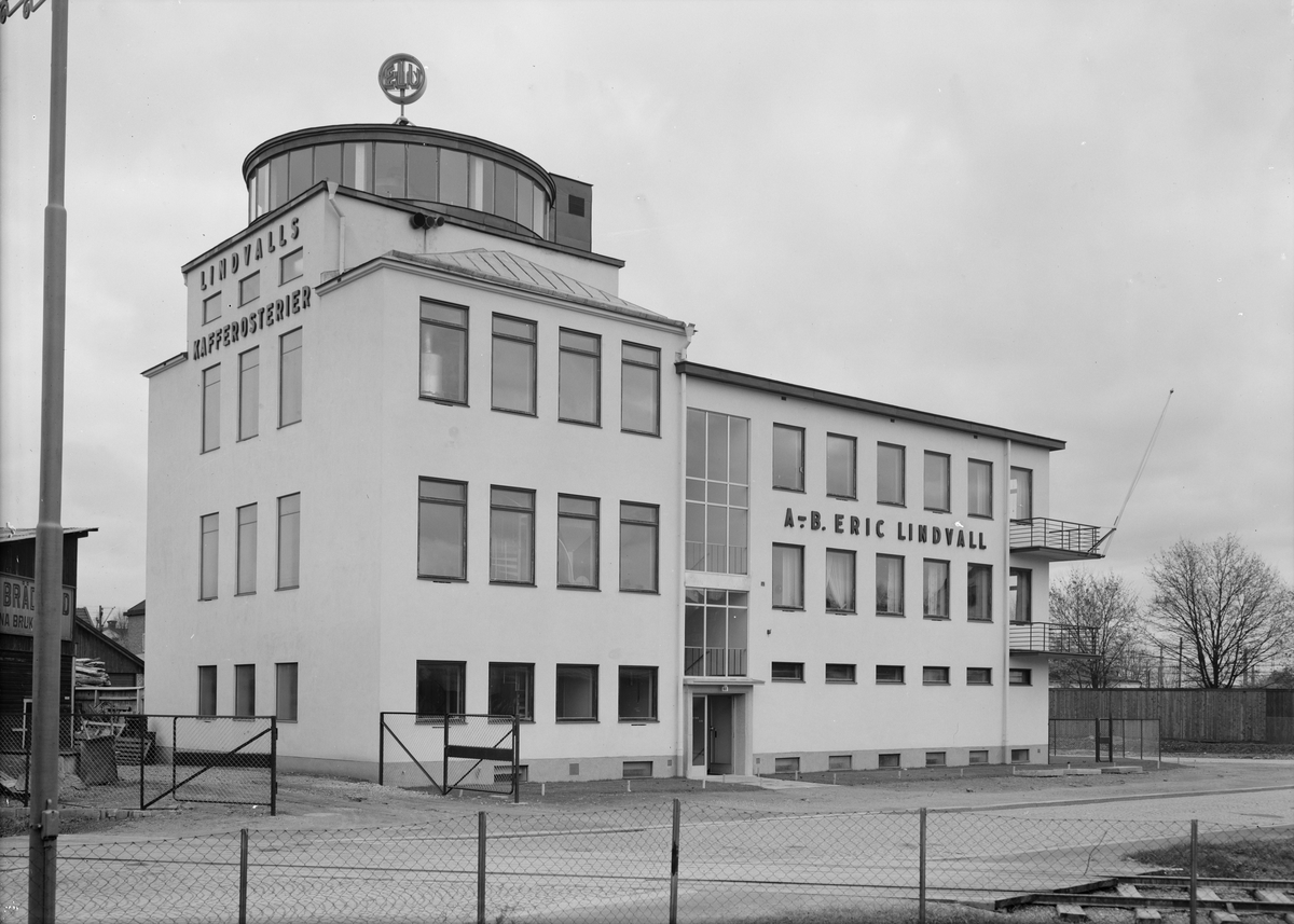 Paul Sandberg, AB Eric Lindvall, Kungsgatan, Uppsala 1940