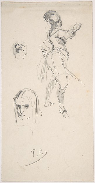 Félicien Rops, Figure study