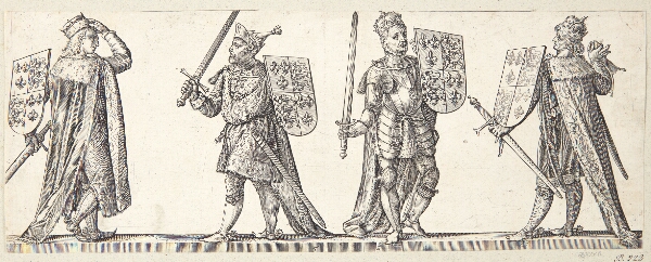 Hendrick Goltzius, Richard II, Henrik IV, Henrik V og Henrik VI