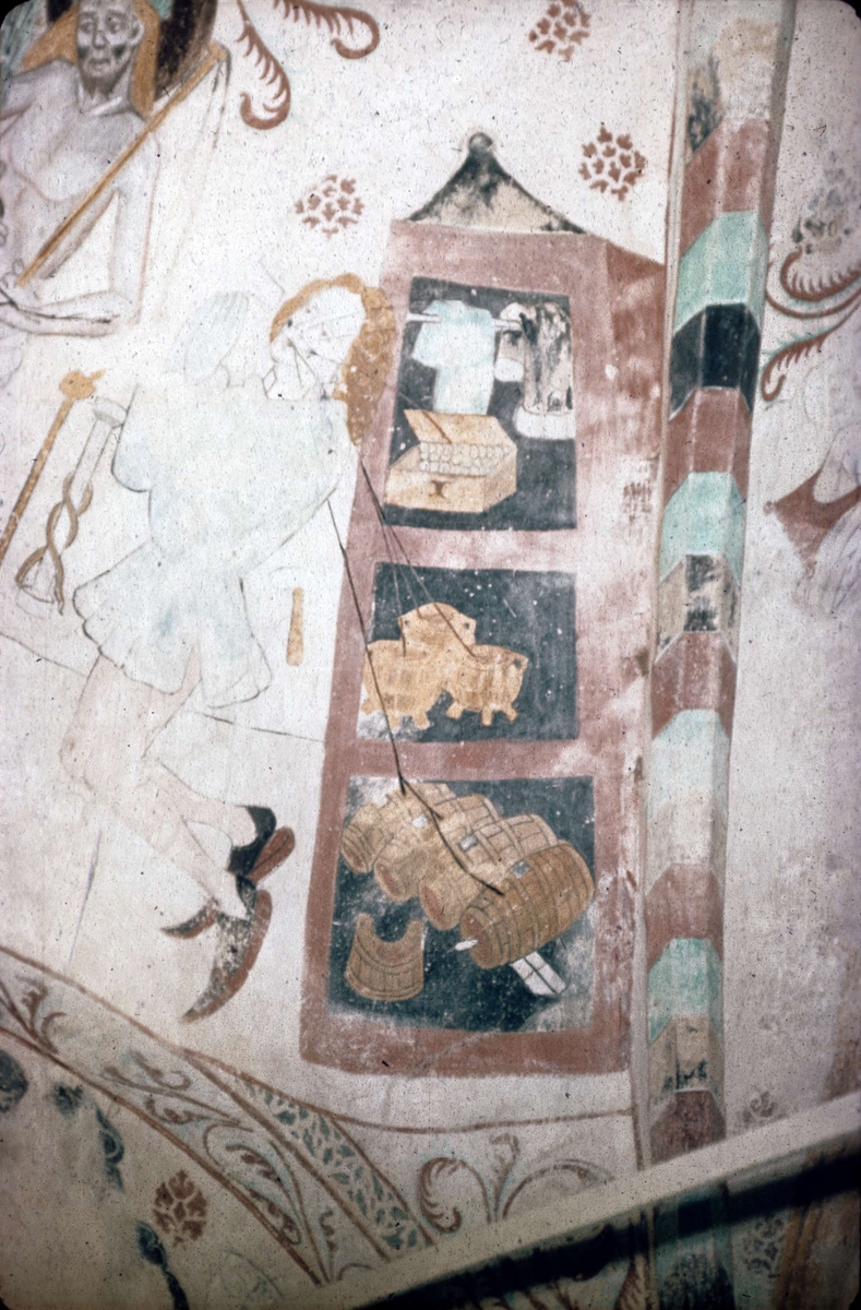 Okänd,, Lime painting in Härnevi Church, Härnevi parish, Uppland