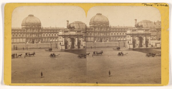 Unknown, Vue Instantanee de Paris. Place et Arc de Triomphe du Carrousel.