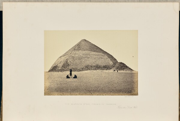 Francis Frith, The Southern Stone Pyramid of Dahshoor, From the South-West