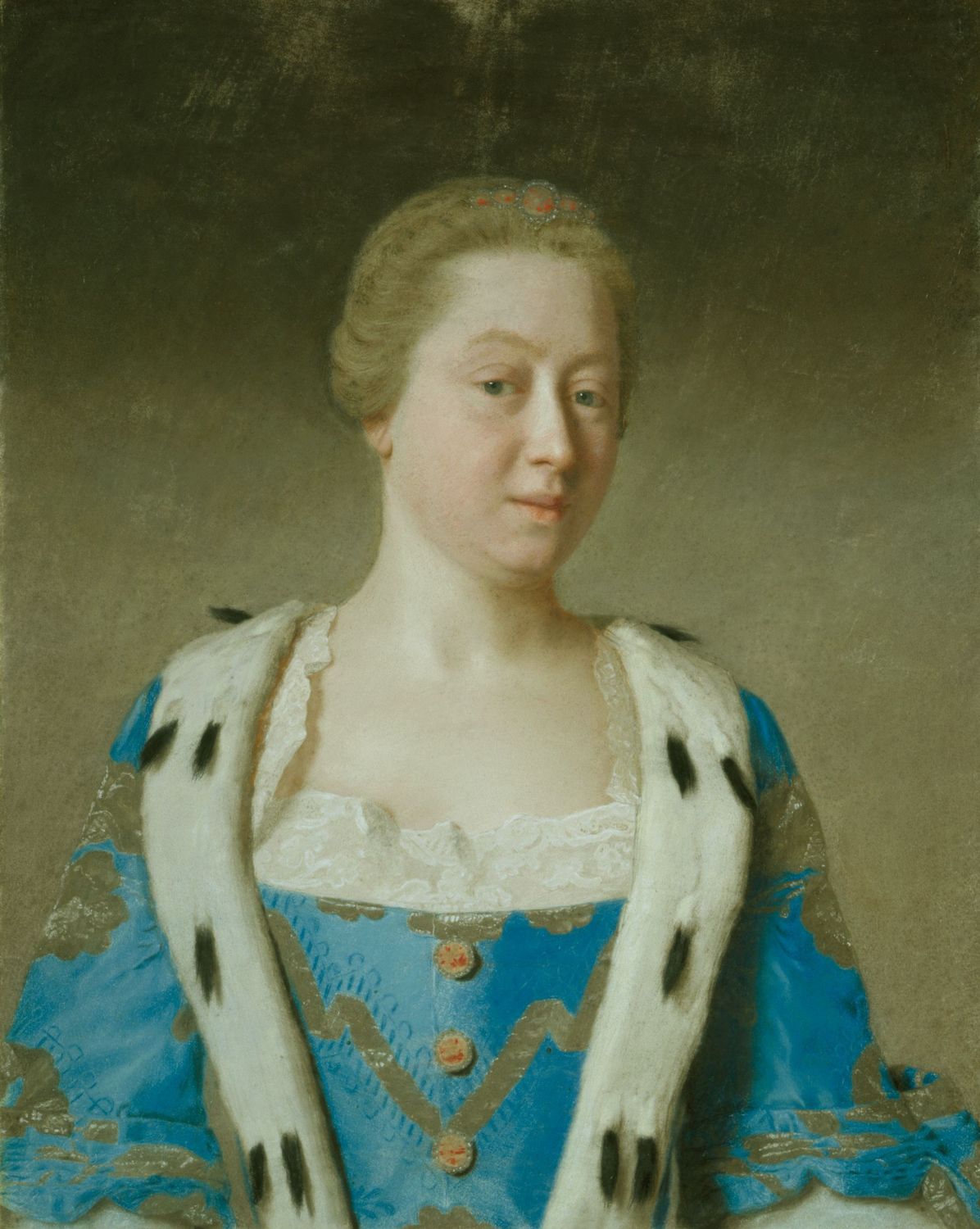 Jean-Étienne Liotard, Porträt of Augusta, Princess of Wales (1719-1772)