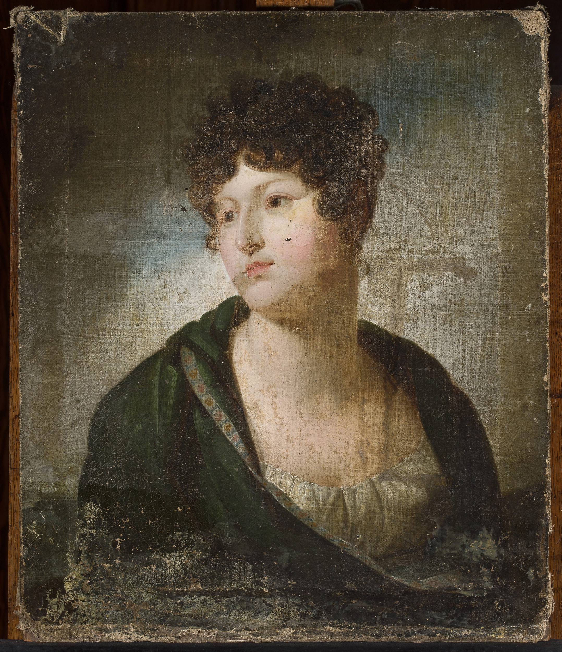 Jan Rustem, Portrait of Wiktoria née Potocka 1.v. Choiseul Gouffier 2.v. wife of general Bakhmatiev
