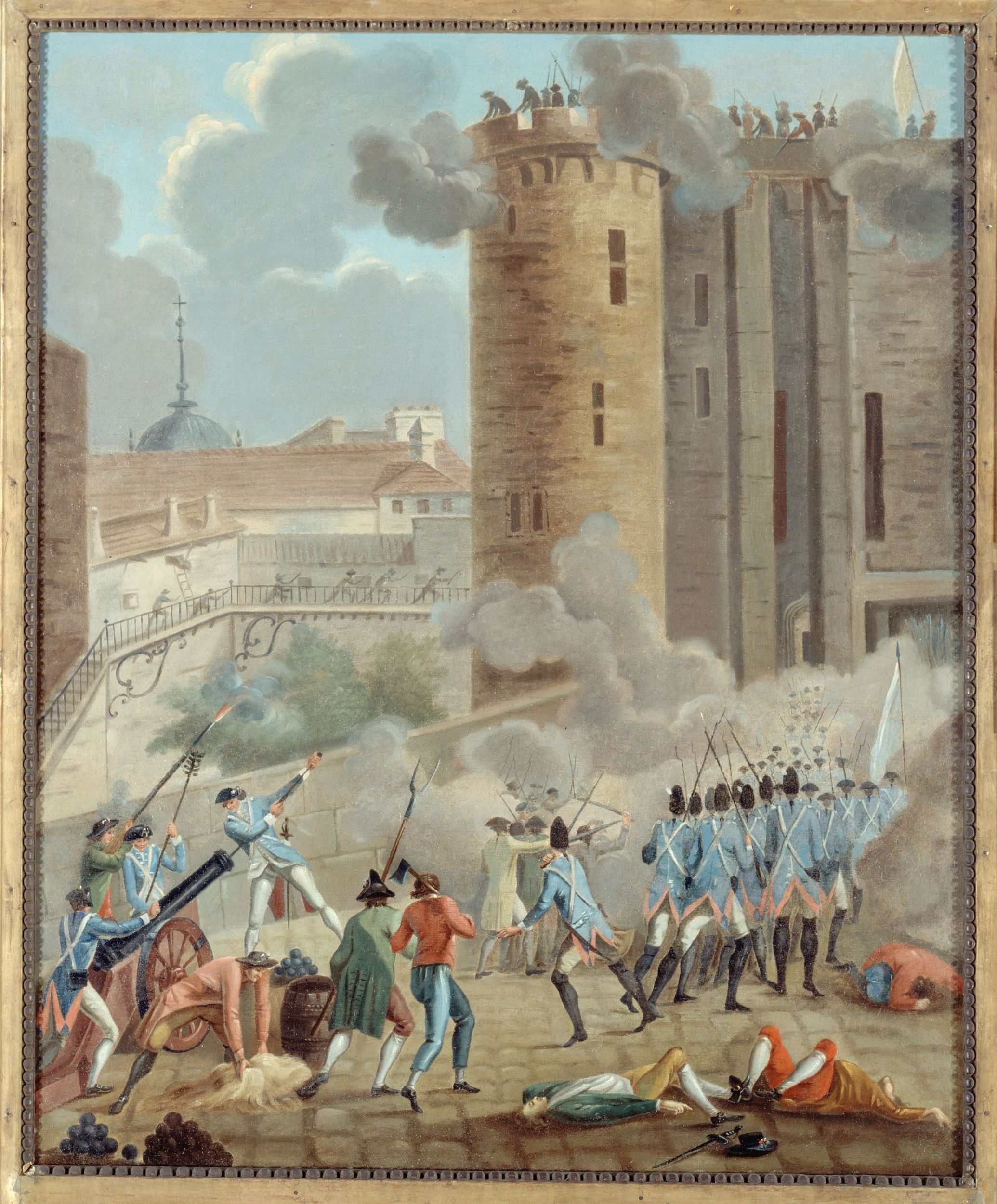 Anonyme, Prise de la Bastille, le 14 juillet 1789