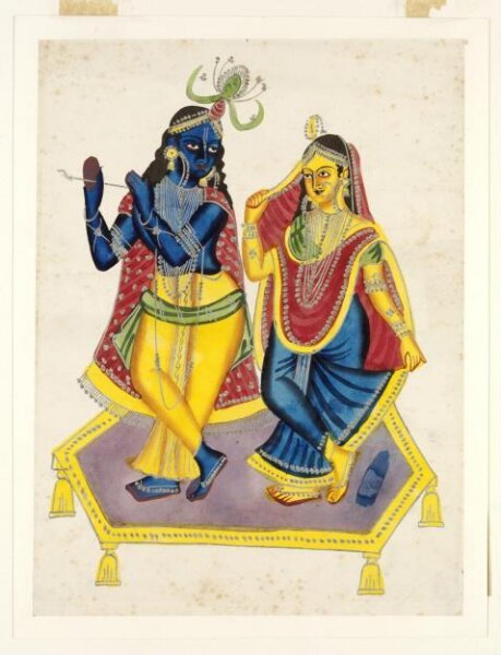 Unknown, Krishna and Radha