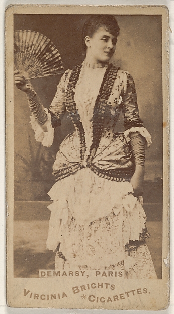 Allen & Ginter, Demarsy, Paris, from the Actors and Actresses series (N45, Type 1) for Virginia Brights Cigarettes
