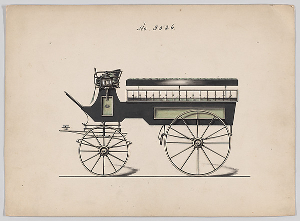 Brewster & Co., Design for Wagonette Break, no. 3526