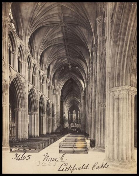 Francis Frith, Nave E.  Lichfield Cath'l