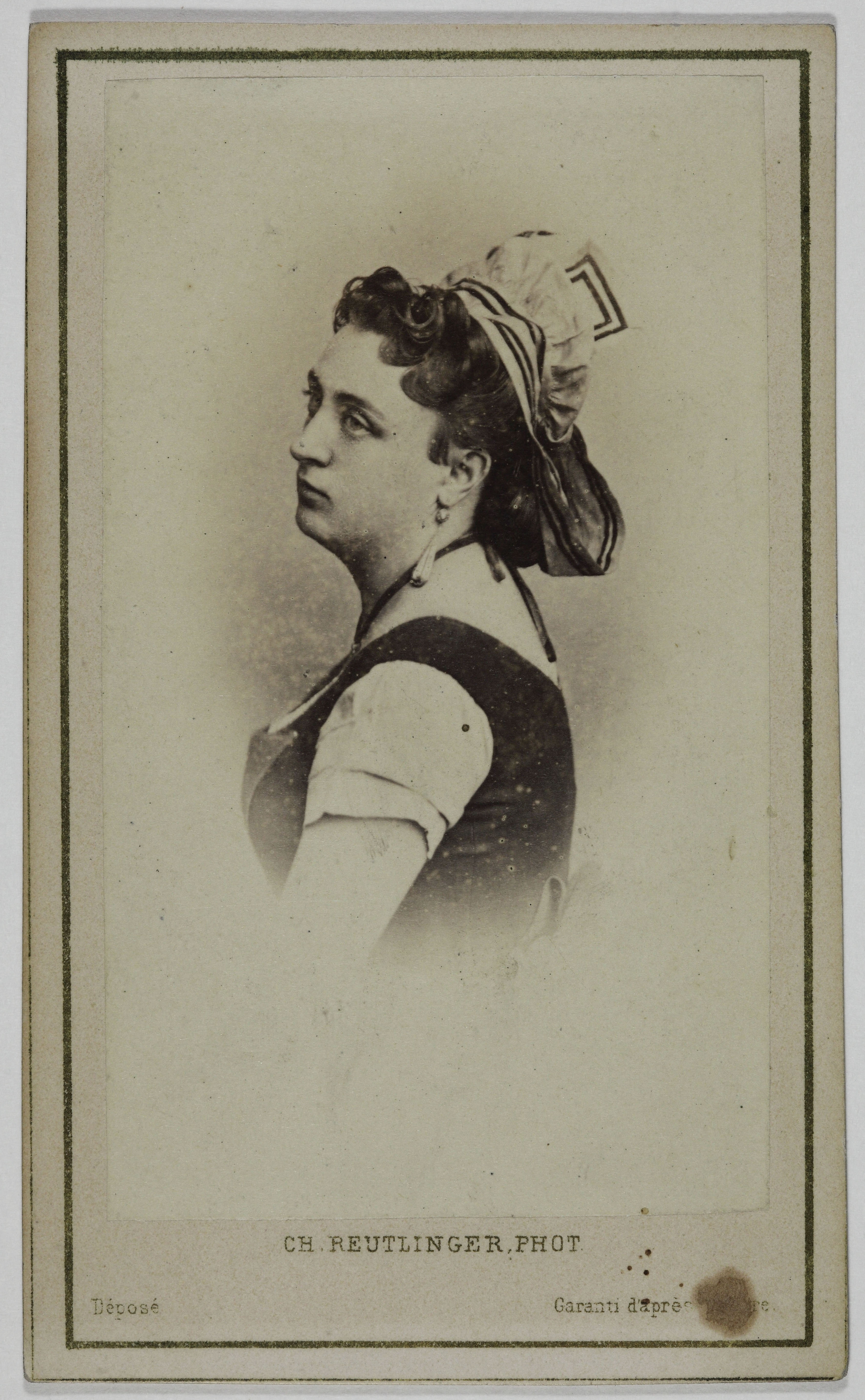 Charles Reutlinger, Portrait d'Amélie, (comédienne)