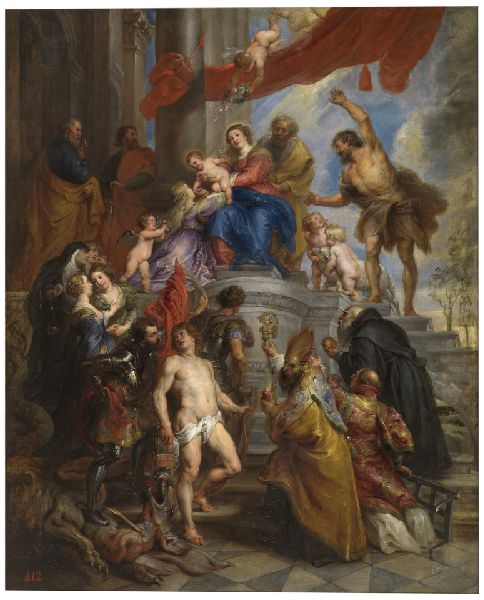 Peter Paul Rubens, The Holy Family Surrounded by Saints