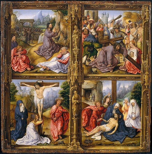 Bernard van Orley, Four Scenes from the Passion