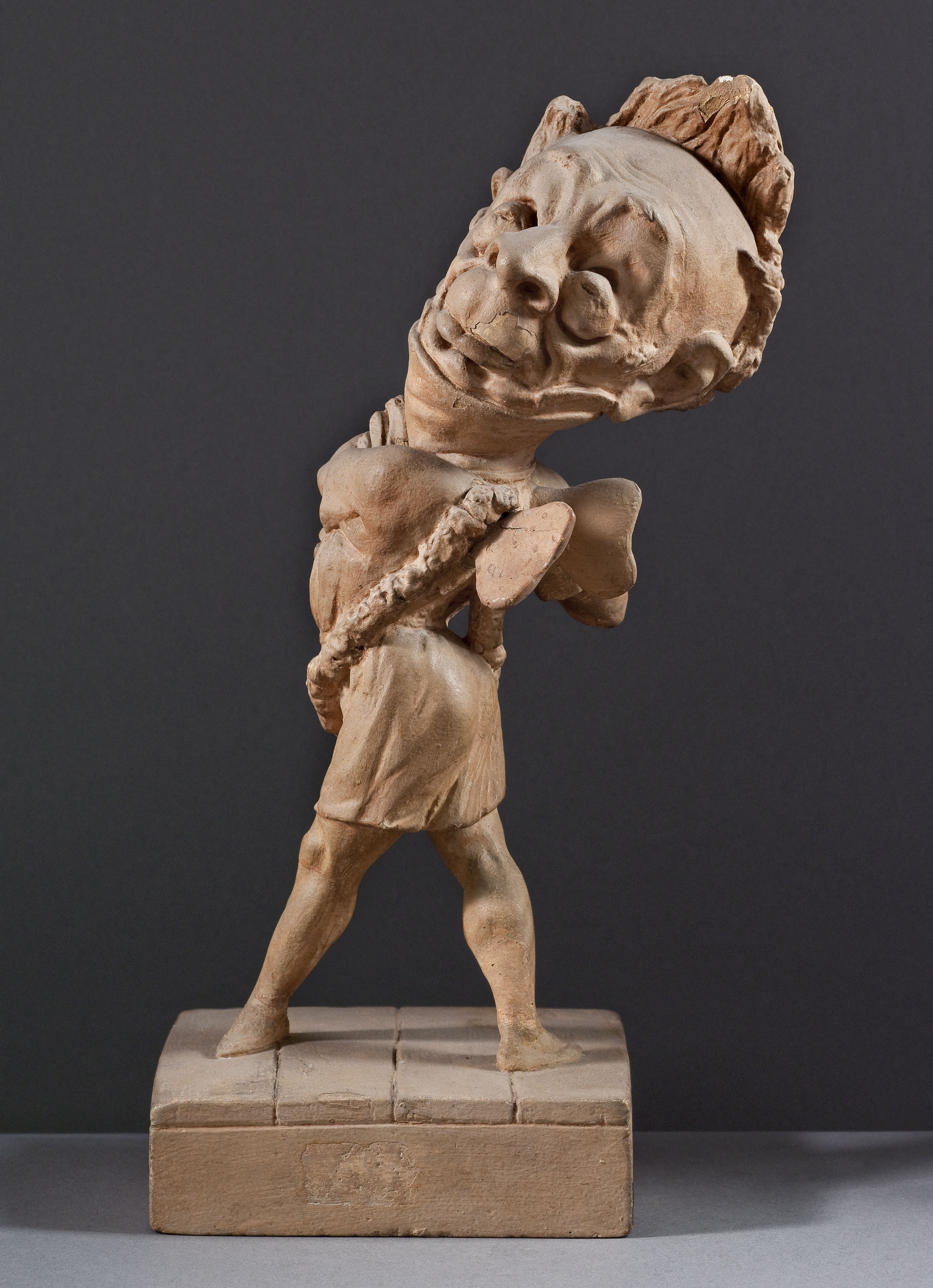 Jean Pierre Dantan, Portrait-charge d'Auguste Vestris (1760-1842), danseur. Rôle de Zéphir