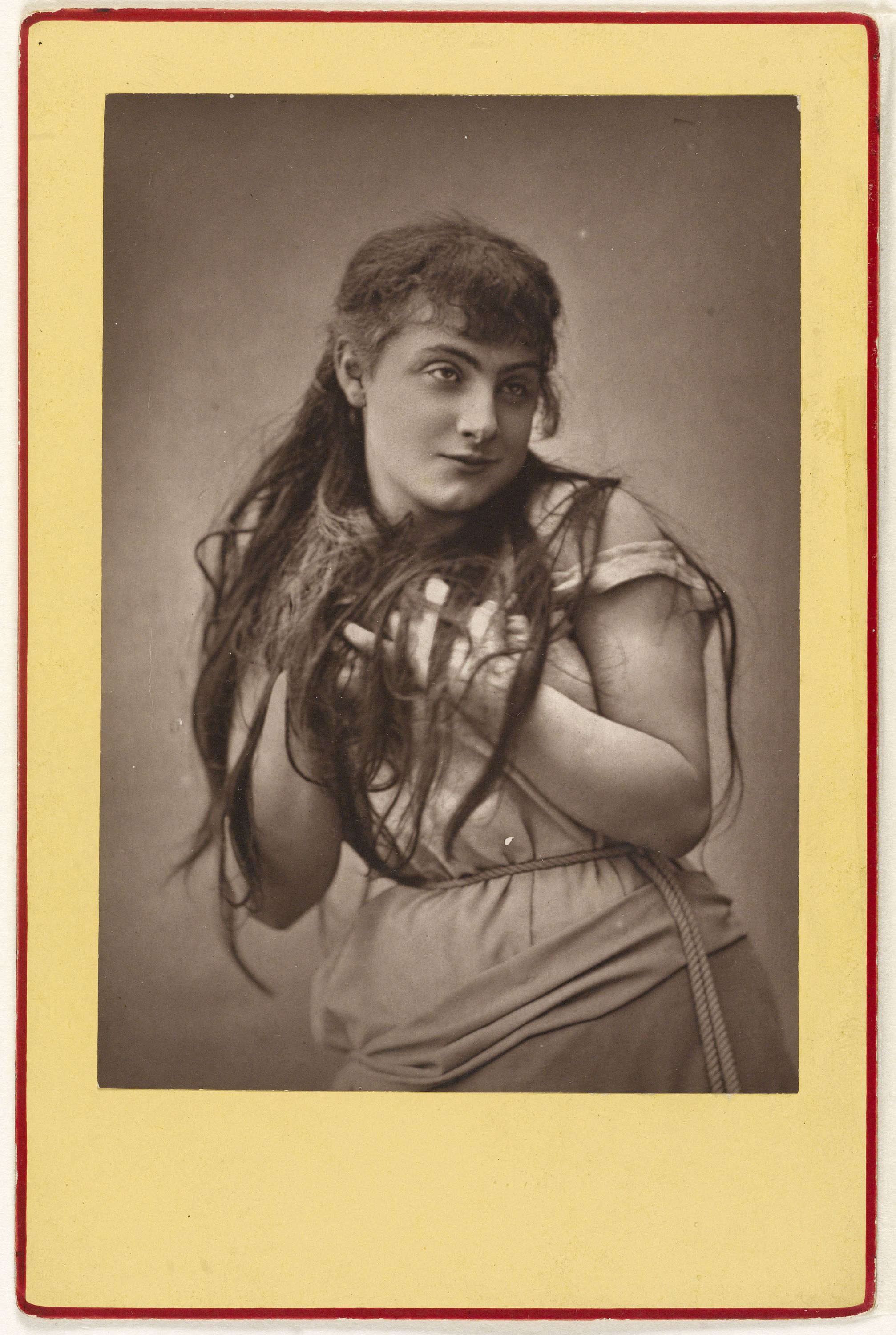 Anonyme, Portrait de Humberta (Amélie Pauline Fachini, dite), actrice