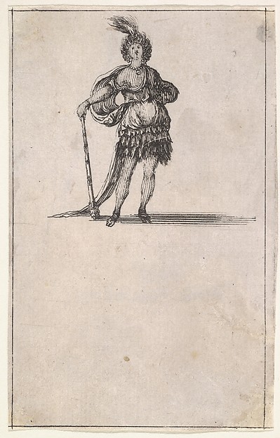 Stefano della Bella, Numidie, from "Game of Geography" (Jeu de la Géographie)