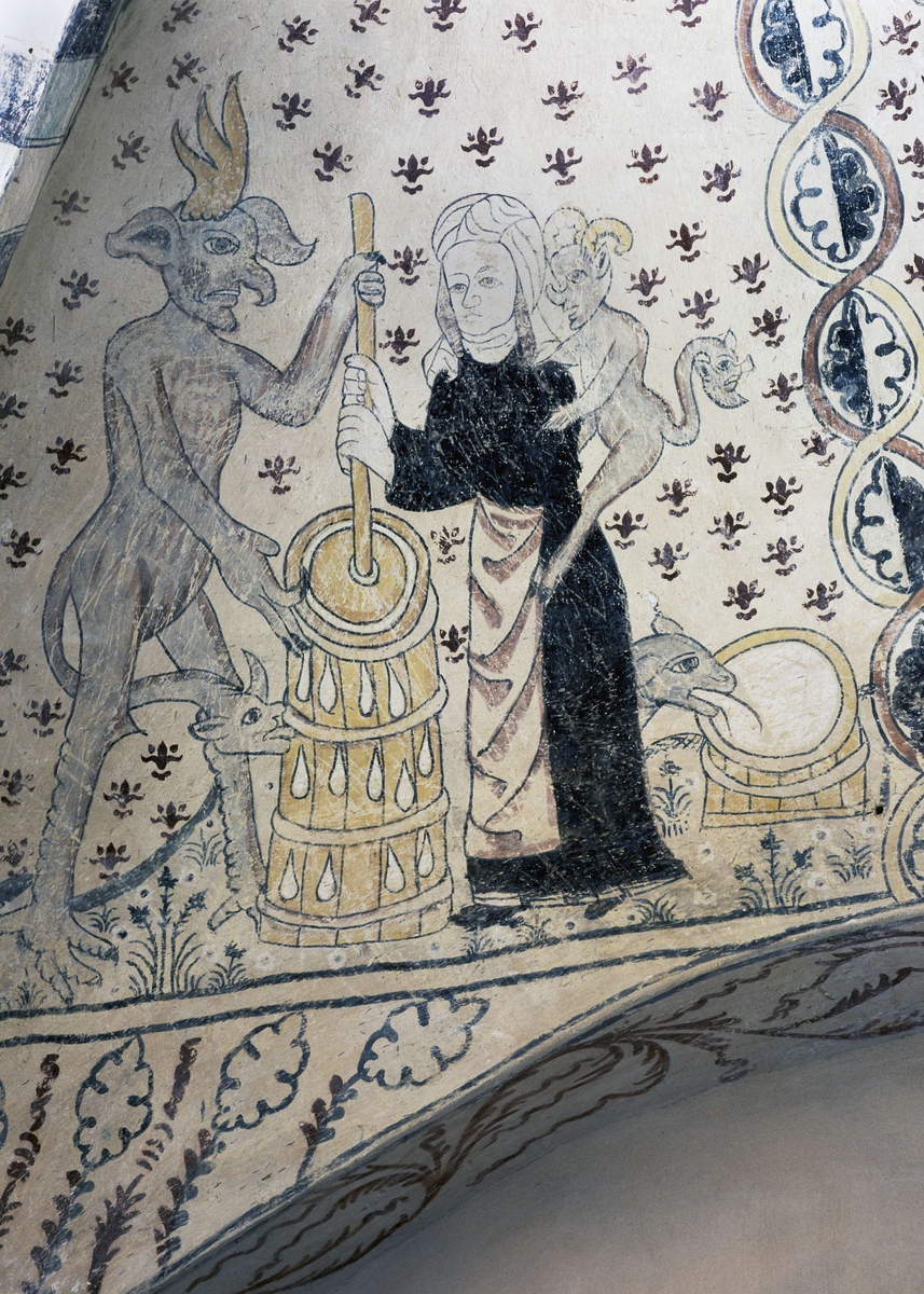 Olle Norling, Kalkmålning i Söderby-Karls kyrka, Uppland 2003
