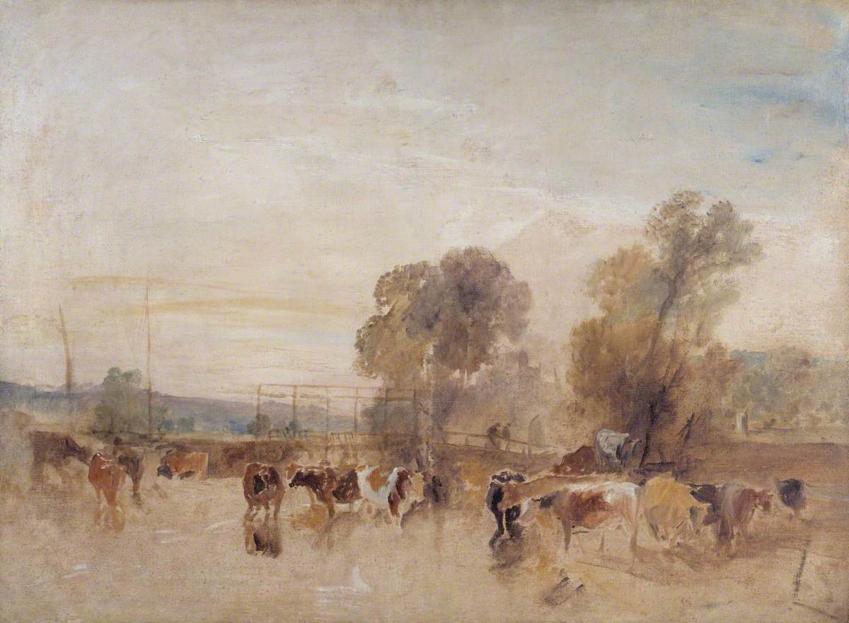 J. M. W. Turner, Weir and Cattle