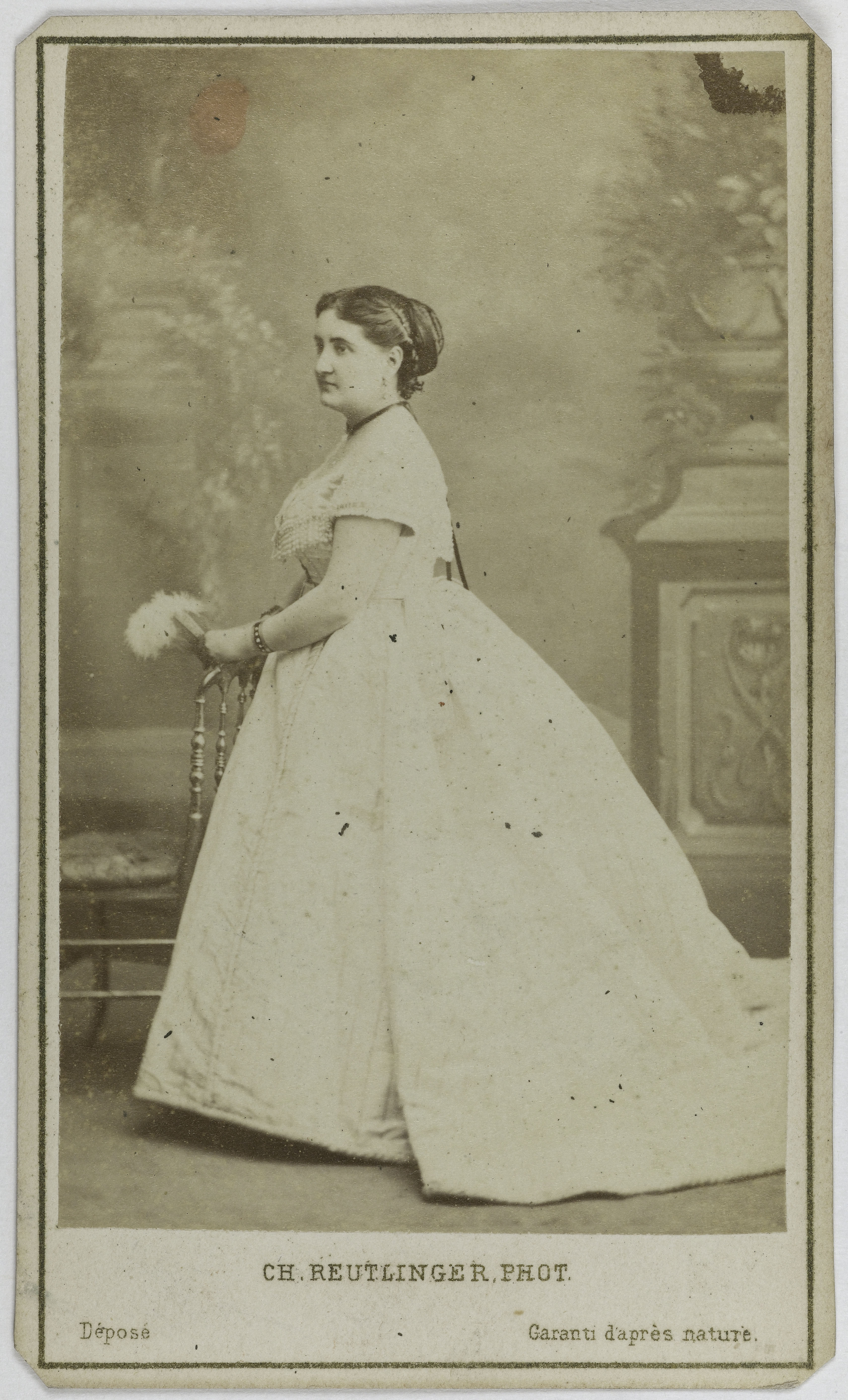 Charles Reutlinger, Portrait de Patti Carlotta, (1840-1889), (chanteuse lyrique, sœur ainée d'Adelina Patti)