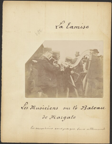 Unknown, [Musicians on the boat from Margate]