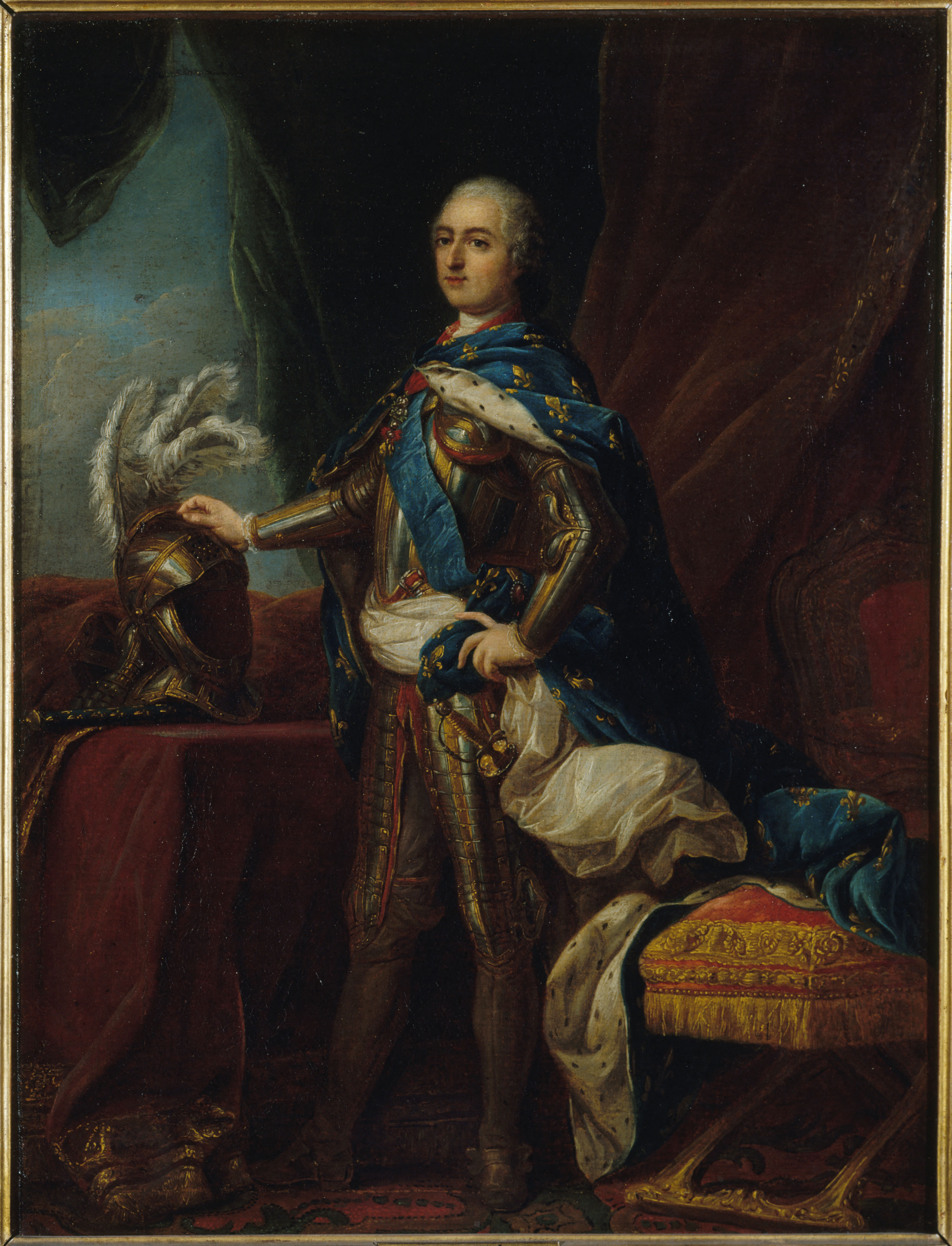 Anonyme, Portrait de Louis XV, d'après Charles-André Van Loo