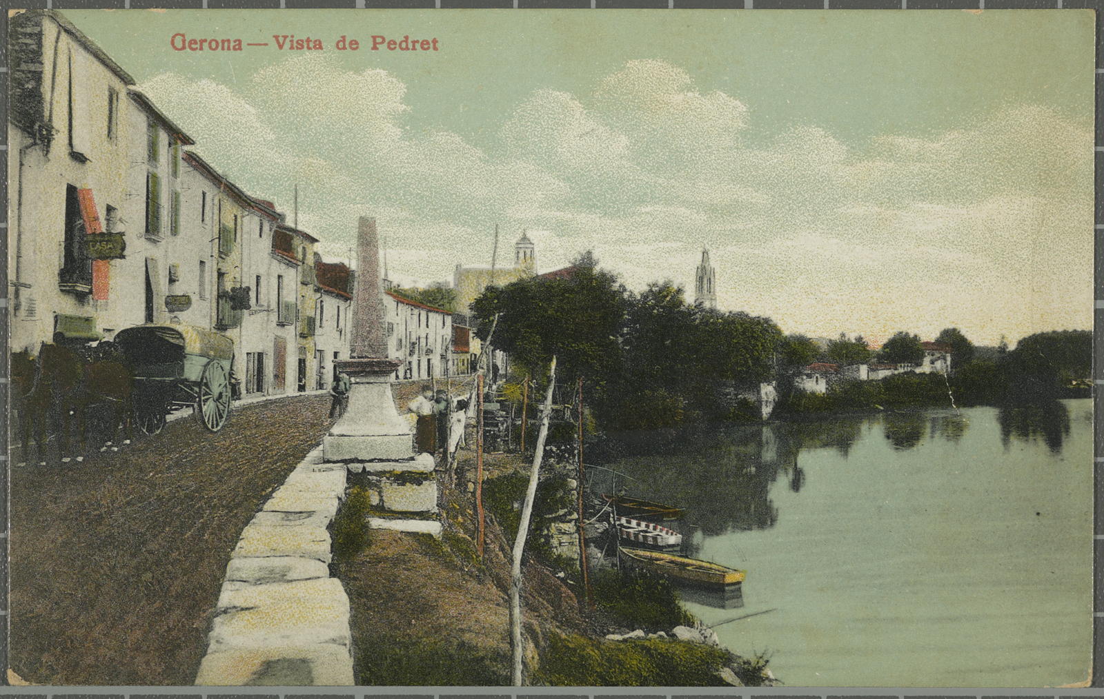 Desconegut, Gerona - Vista de Pedret
