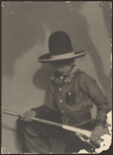 Louis Fleckenstein, [Little Boy in Cowboy Costume]