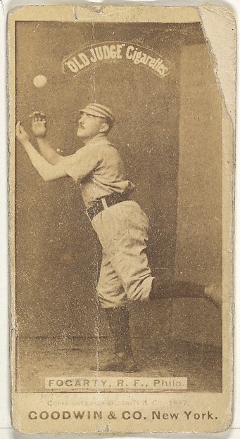 Goodwin & Company, James G. Fogarty, Right Field, Philadelphia, from the Old Judge series (N172) for Old Judge Cigarettes
