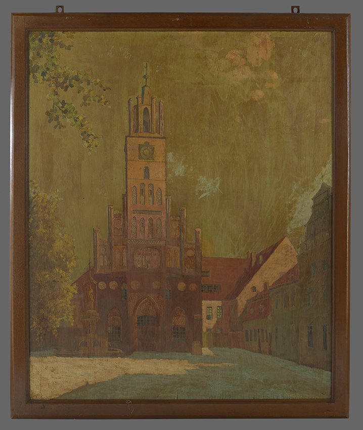 Paul Hildebrandt, Altstädtisches Rathaus (II), wohl 1917