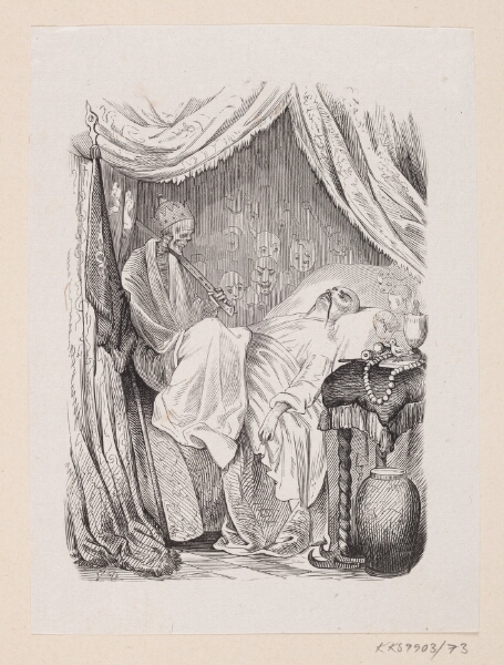 H.P. Hansen, Illustration til "Nattergalen" i H.C. Andersen, "Eventyr og Historier", Bind 1