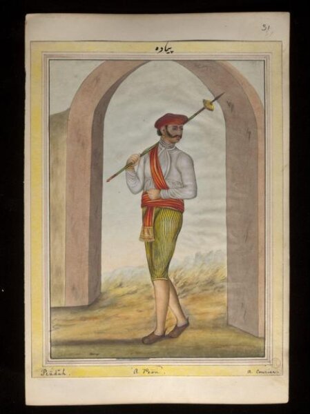 Unknown, An album containing fifty-three drawings depicting occupations.