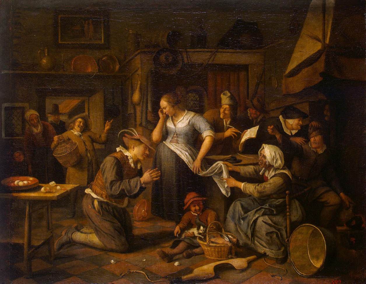 Jan Steen, Marriage Contract