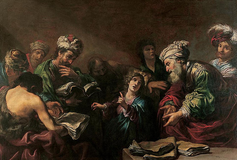 Claude Vignon, Jésus parmi les docteurs