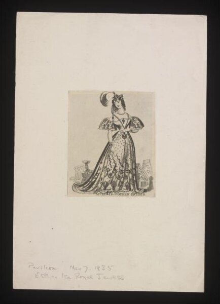 Unknown, Mrs. Lewis as Queen Esther