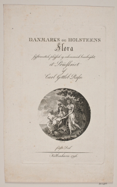 Gerhard Ludvig Lahde, Titelblad til Danmarks og Holsteens Flora
