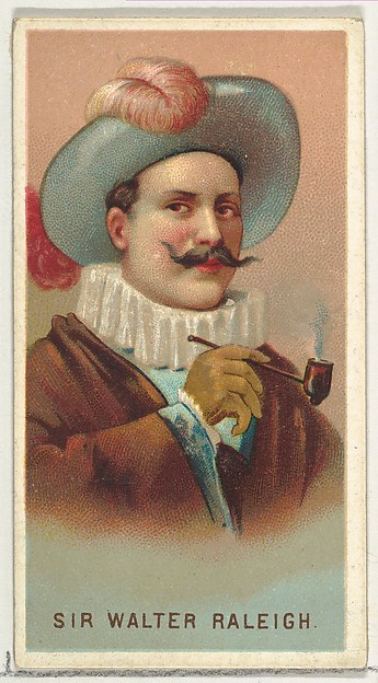 Allen & Ginter, Sir Walter Raleigh, from World's Smokers series (N33) for Allen & Ginter Cigarettes