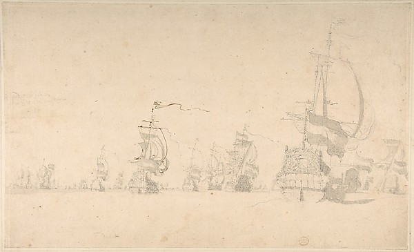Willem van de Velde II, A Fleet