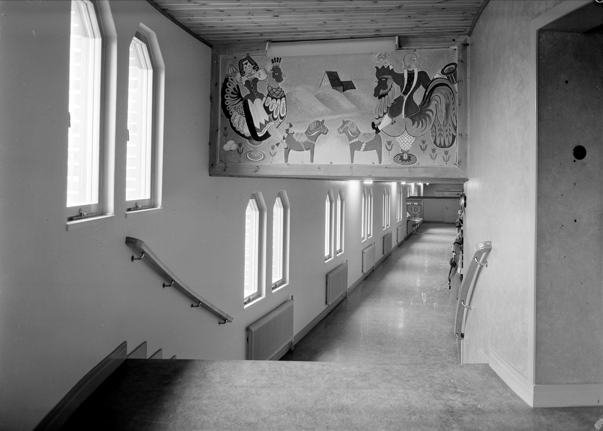 Gunnar Sundgren, School of the Chamber, SvartDomen, Uppsala, interior 1948