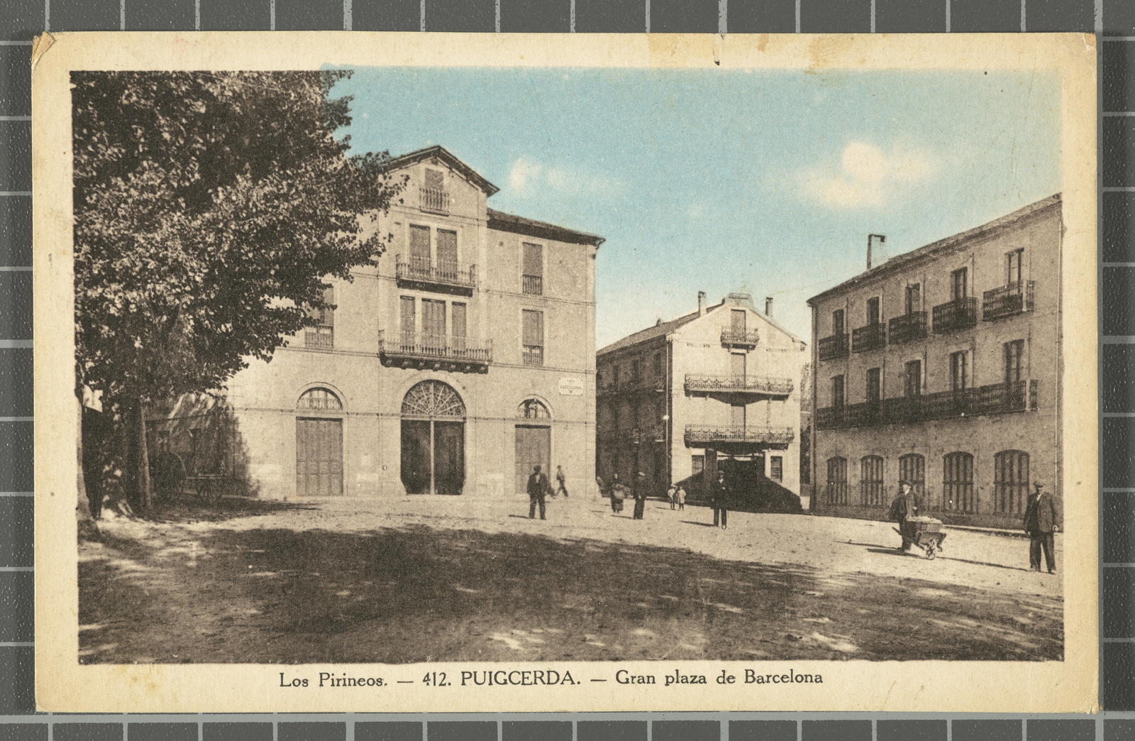 Desconegut, The Pyrenees .- 412. Puigcerda.- Barcelona’s big plaza
