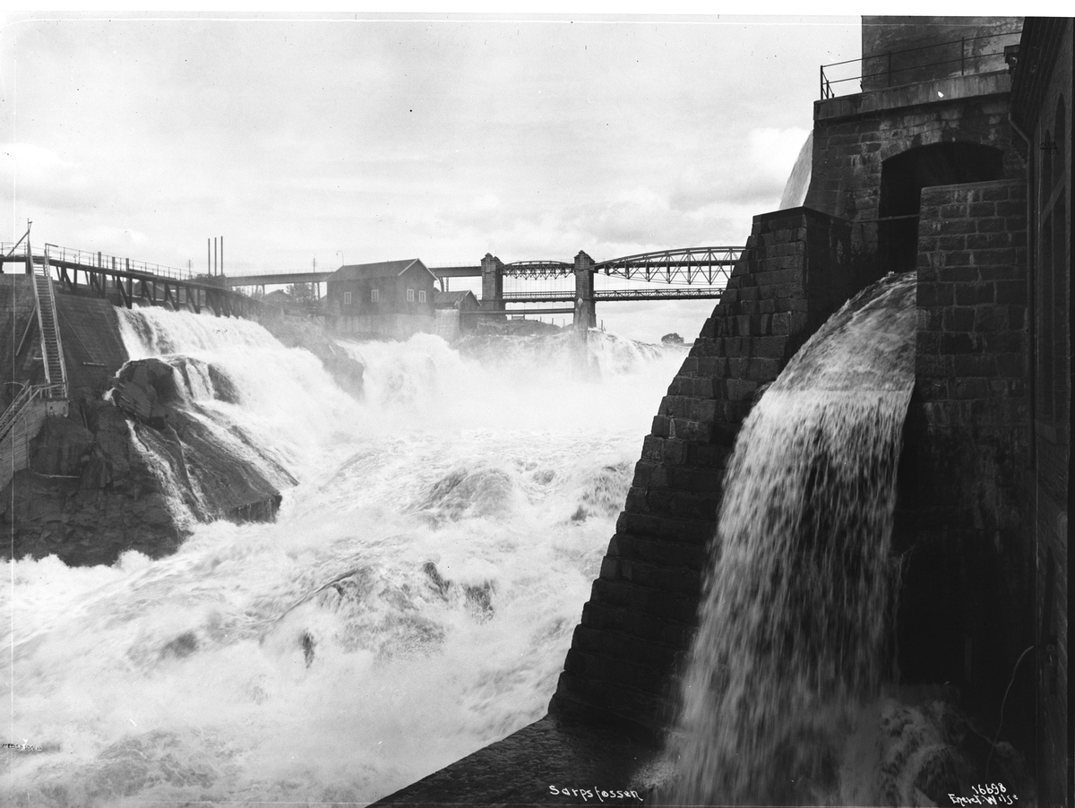 Anders Beer Wilse, Prot: Sarpsfossen