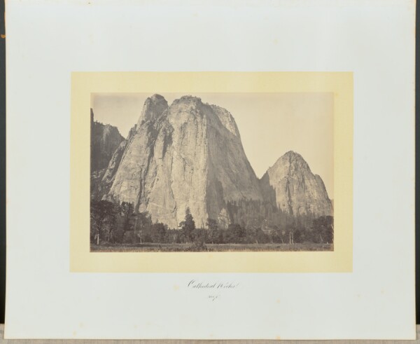 Carleton Watkins, Cathedral Rocks 2600 ft.