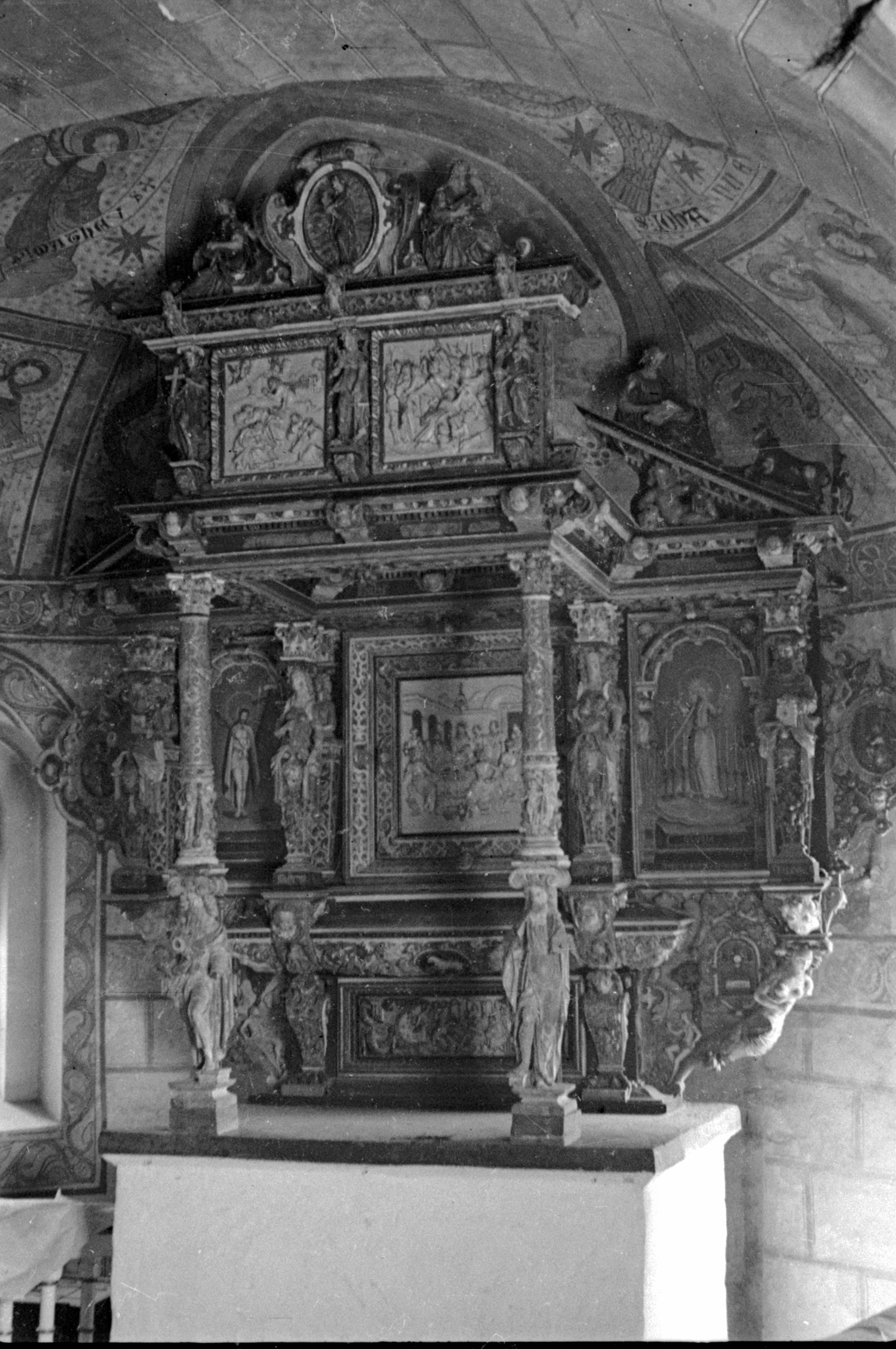 Osvald Owald, Stora Köpinge kyrka