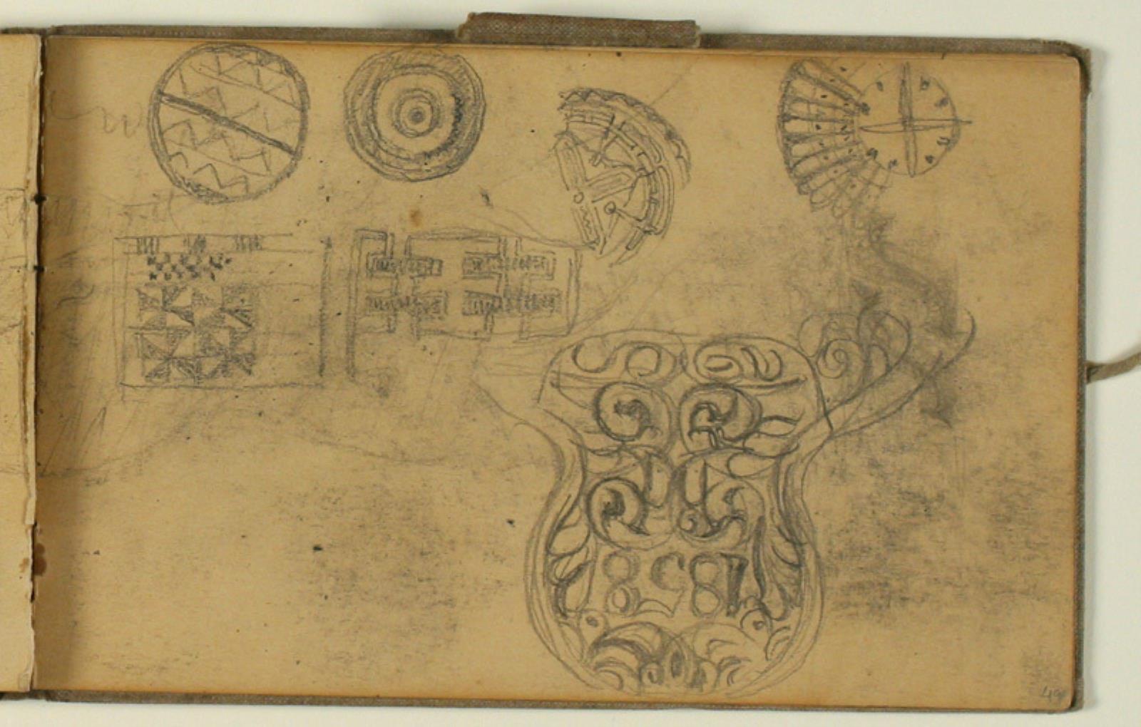 Niels Larsen Stevns, Ornamentstudier