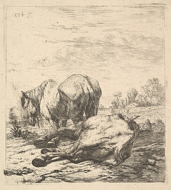 Karel Dujardin, The Two Horses